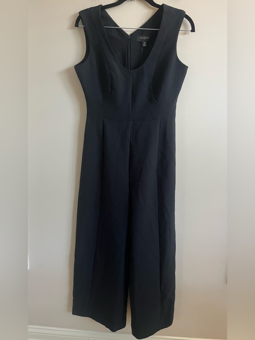 NWT-Banana Republic Factory Black Jumpsuit, Size 4 Petite